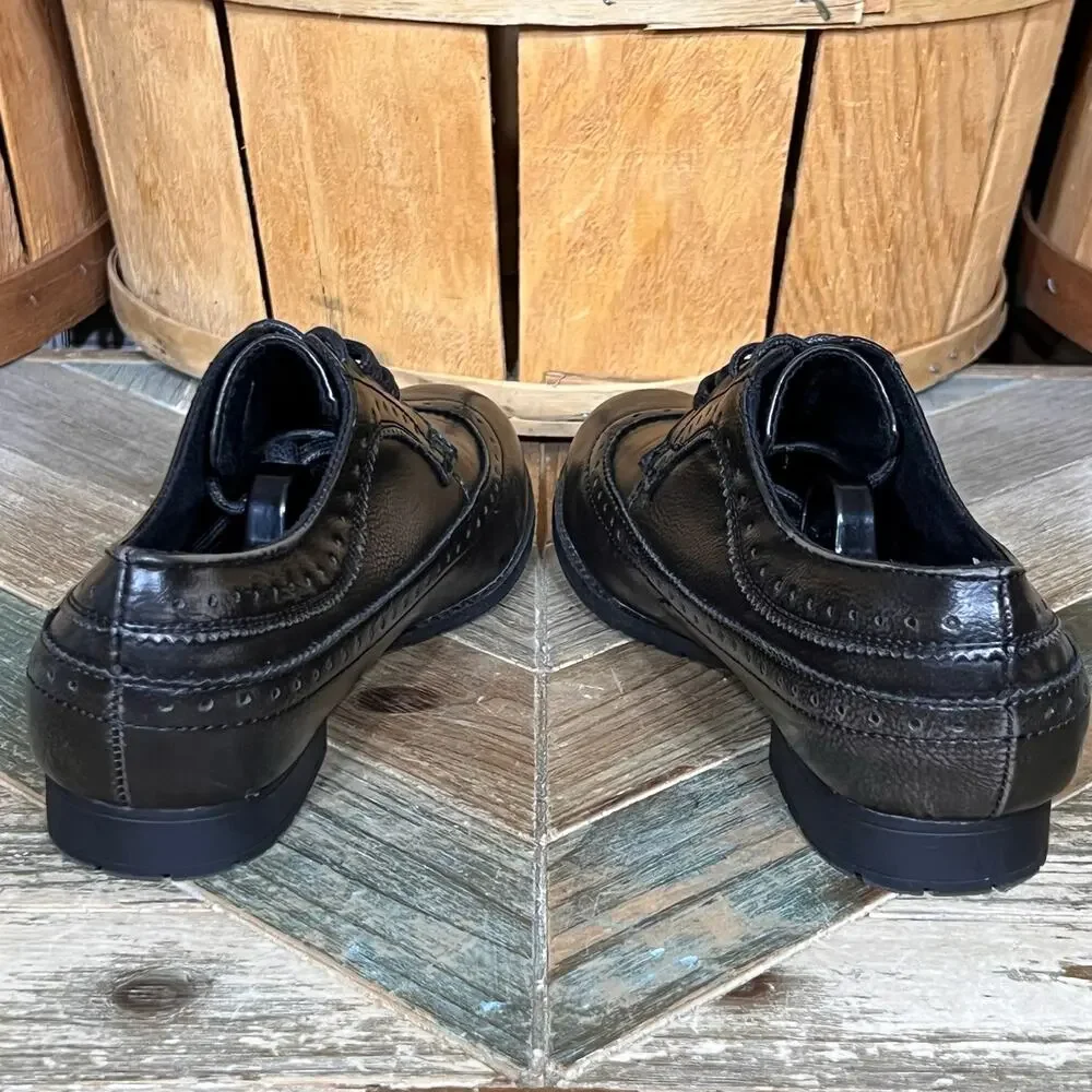 Rocket Dog Jerome Nightscope Faux Brown Leather Oxfords Womens Size 8